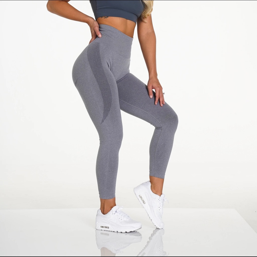 Grey Contour Seamless Leggings